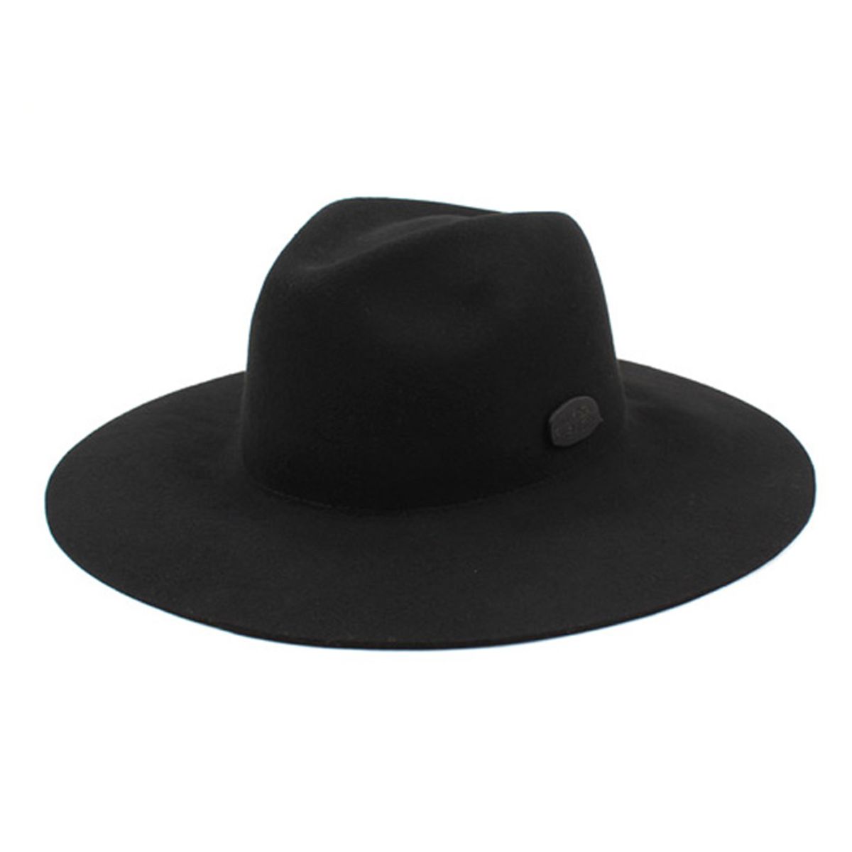 유니버셜 케미스트리(UNIVERSAL CHEMISTRY) Black Metal Wool Long Fedora BK 울페도라