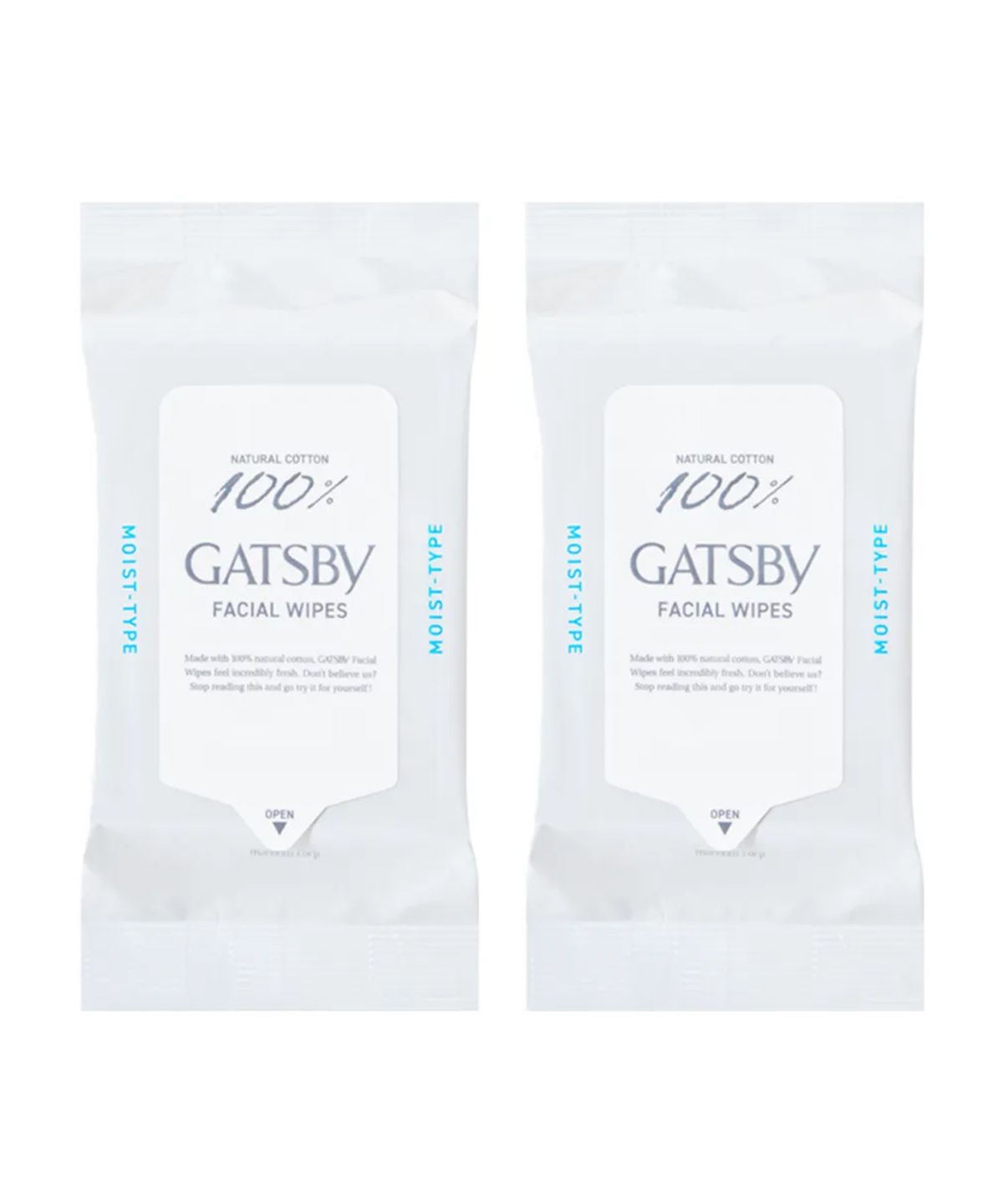 갸스비(GATSBY) 훼이셜 페이퍼 모이스트 타입 대용량 42매 2개