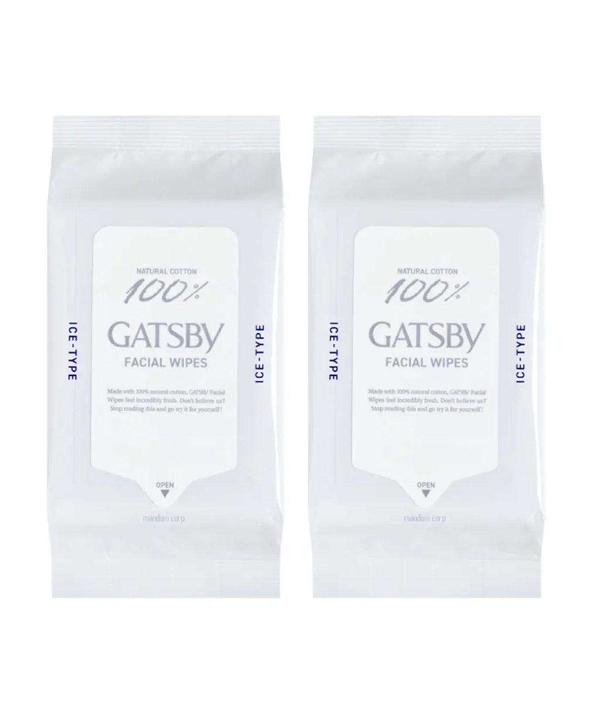 갸스비(GATSBY) 훼이셜 페이퍼 아이스 타입 대용량 42매 2개