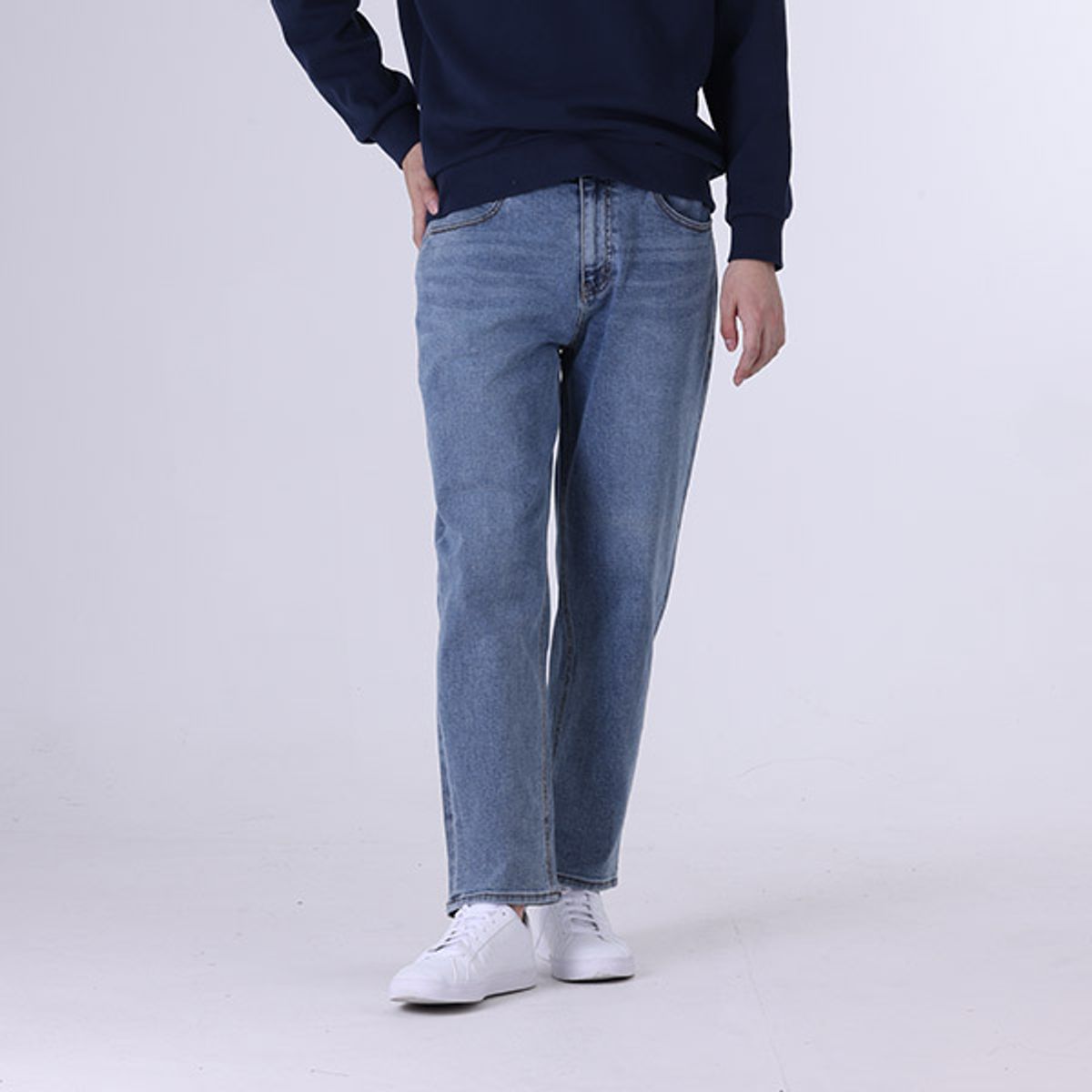 잠뱅이(JAMBANGEE) 남성) 오비안밴드 바이오스톤 워싱 RS(C)-LB_AM3DRS520-LB