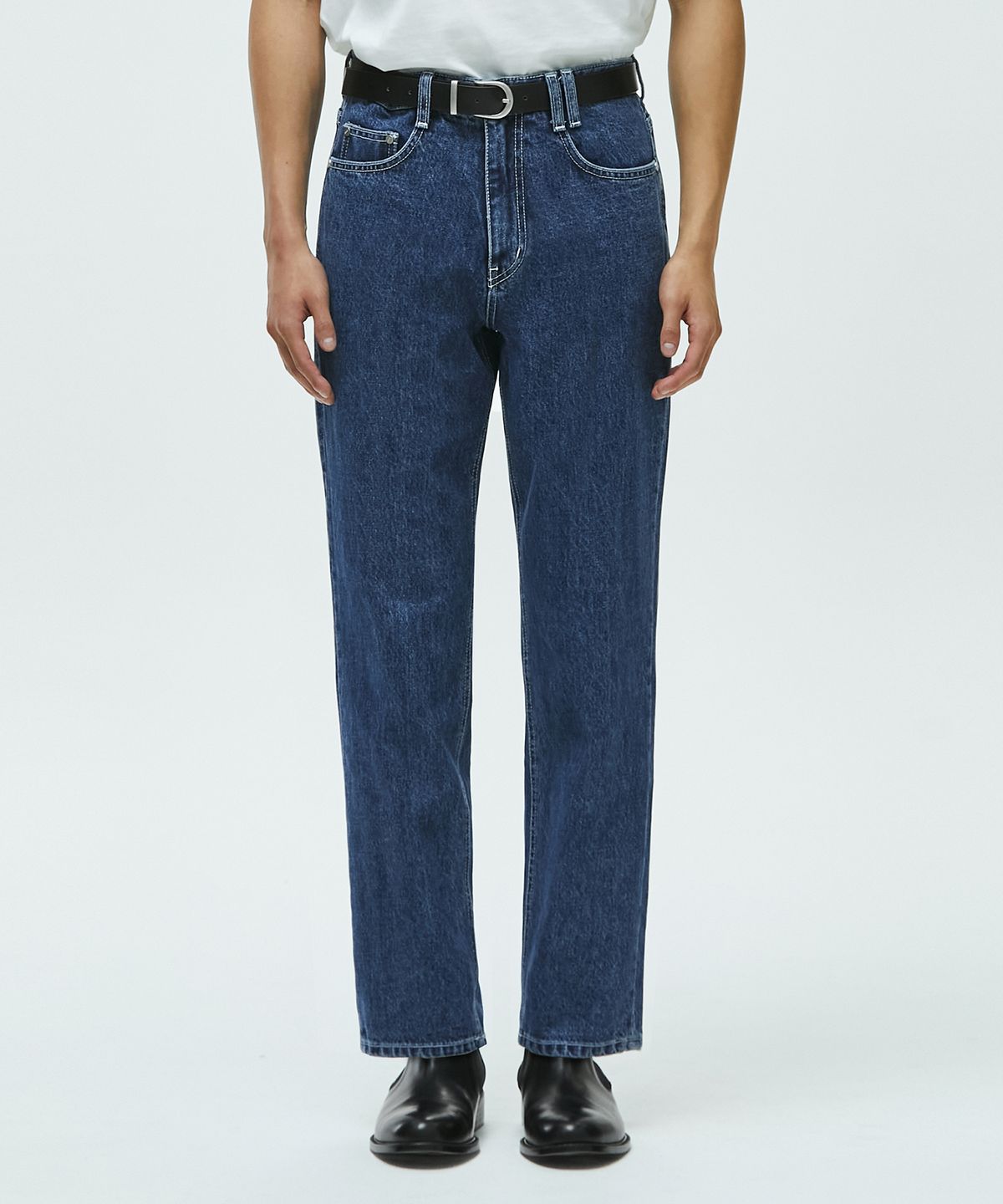 데케트(DECET) Essential Regular Straight Jeans DCPT012Blue