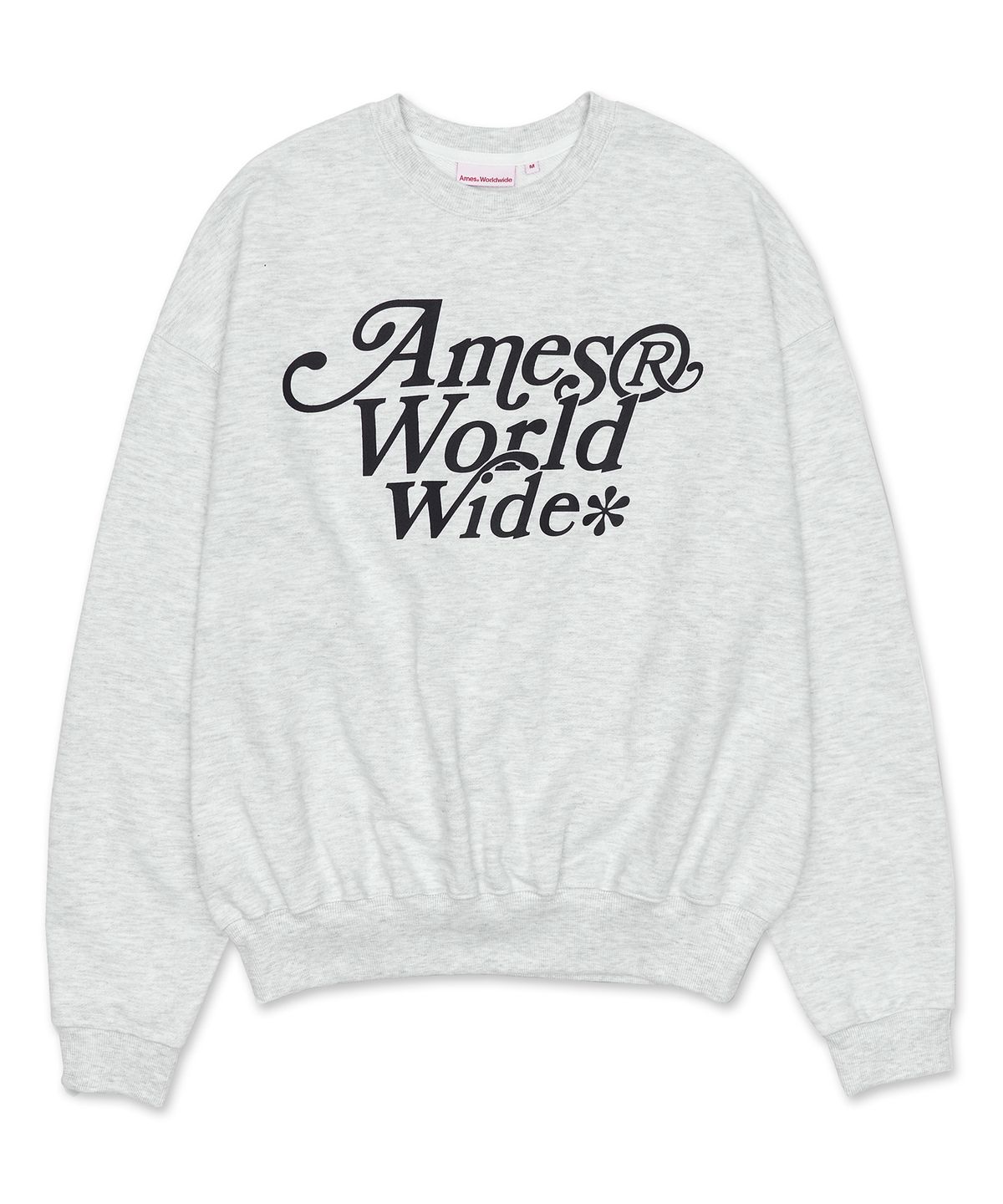 아메스 월드와이드(AMES-WORLDWIDE) SIGNATURE LOGO SWEATSHIRT LIGHT GREY (AM2CFUM440A)