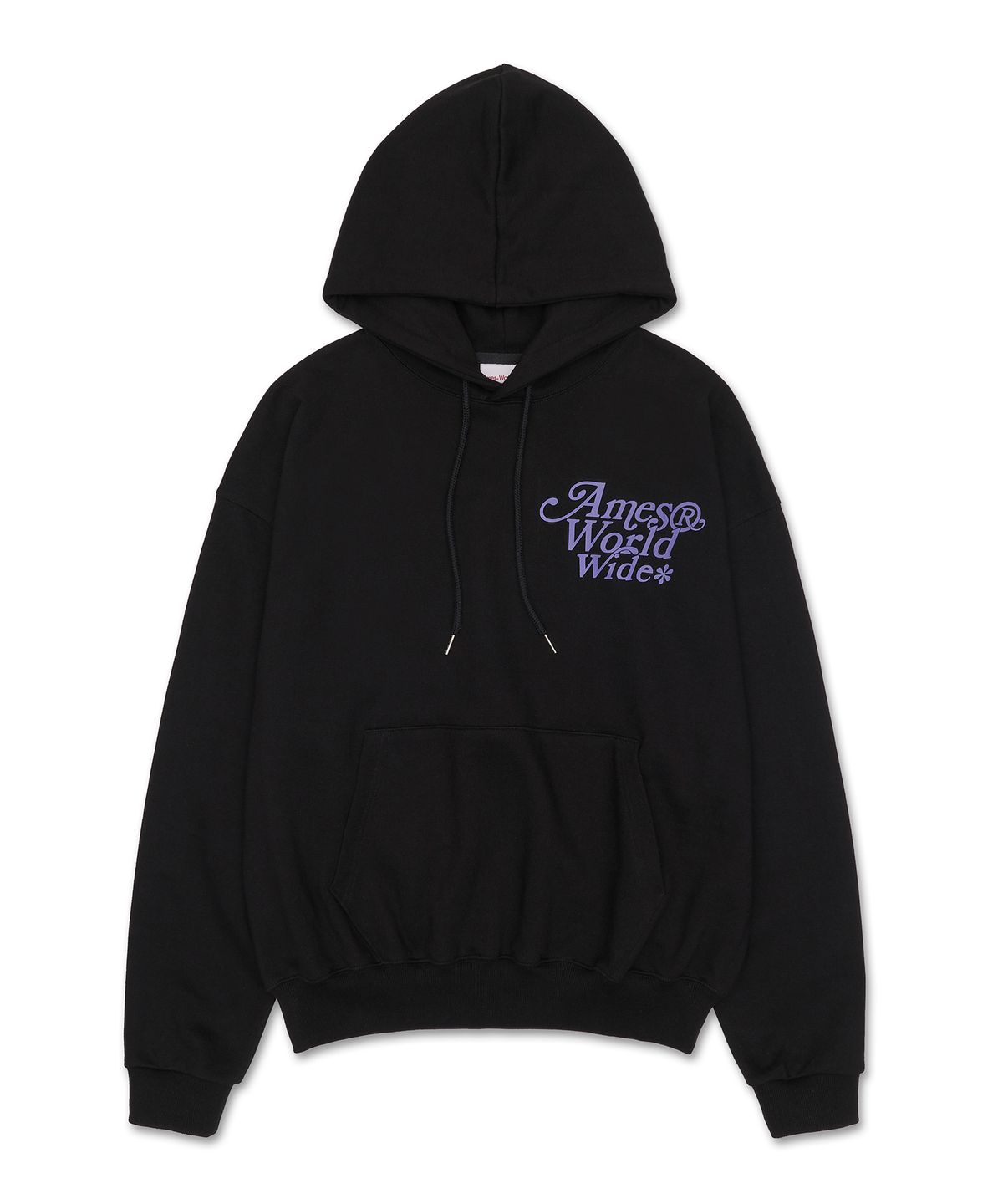 아메스 월드와이드(AMES-WORLDWIDE) SIGNATURE LOGO HOODIE BLACK (AM2CFUM401A)