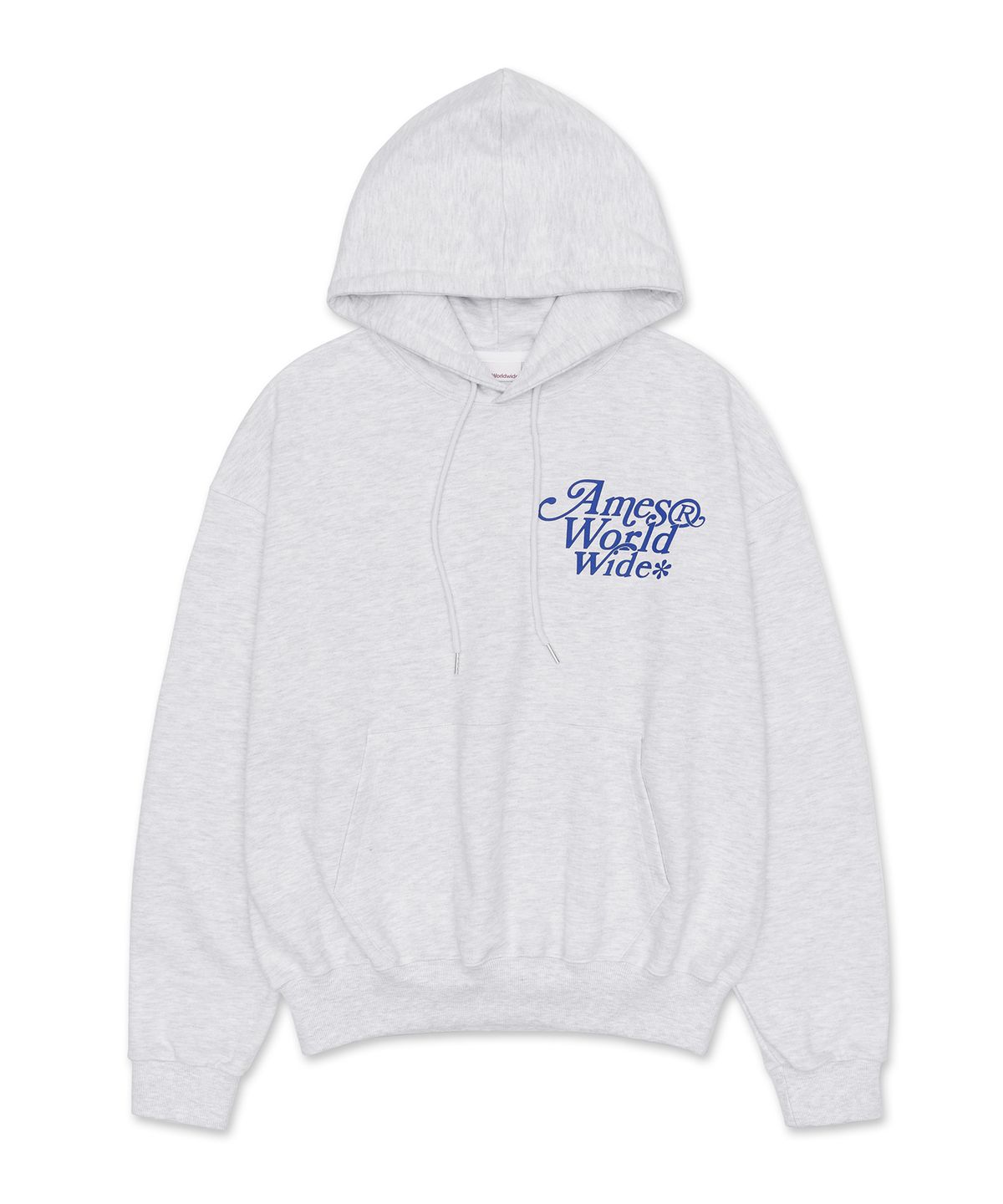아메스 월드와이드(AMES-WORLDWIDE) SIGNATURE LOGO HOODIE LIGHT GREY (AM2CFUM401A)