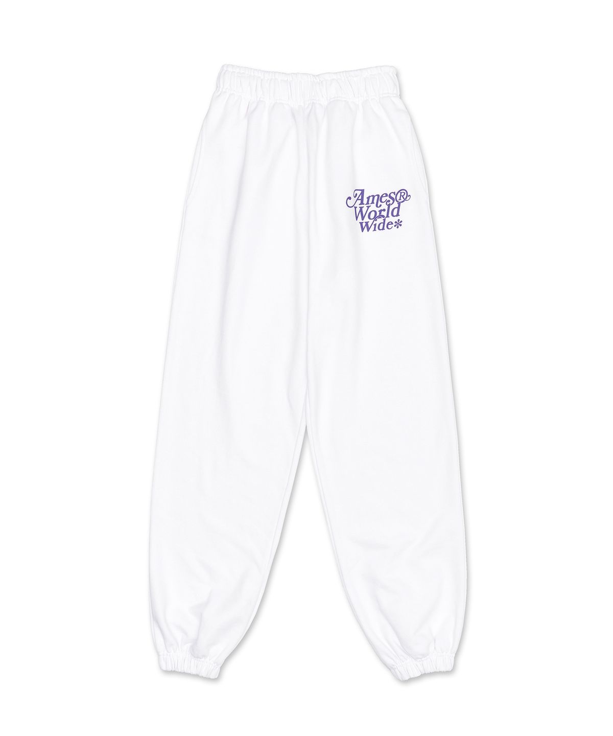 아메스 월드와이드(AMES-WORLDWIDE) SIGNATURE LOGO SWEATPANTS WHITE  (AM2CFUPA00A)