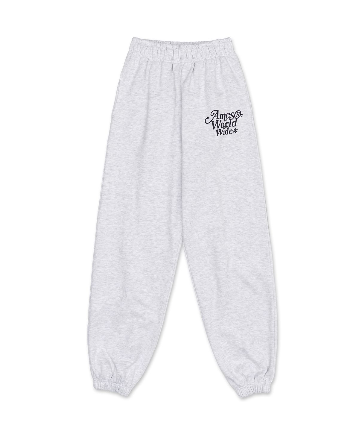아메스 월드와이드(AMES-WORLDWIDE) SIGNATURE LOGO SWEATPANTS LIGHT GREY  (AM2CFUPA00A)