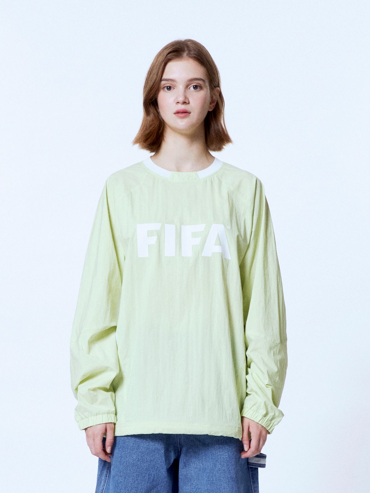 피파 1904(FIFA 1904) 윙어 우븐 스웻셔츠 라임(FF23MW01U_830)