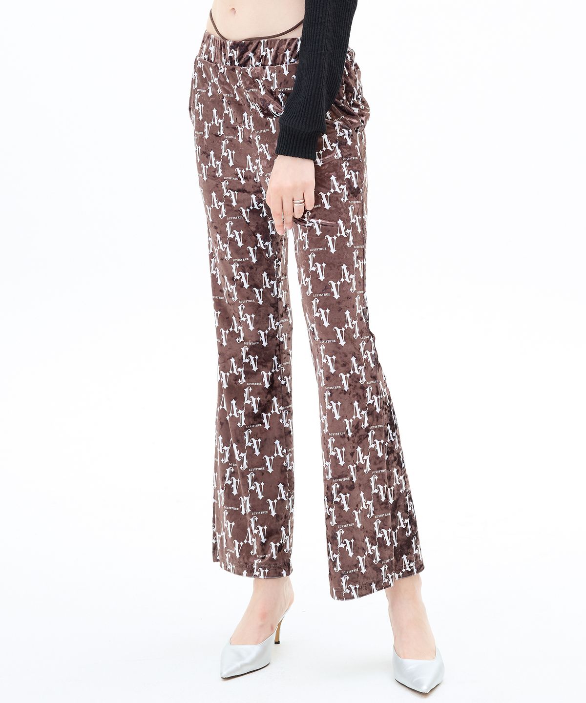 러브이즈트루(LUVISTRUE) MZ LAYERED PANTS(BROWN)