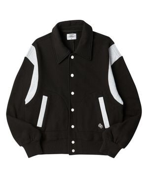 스카우트 바시티 스웨트-자켓 블랙