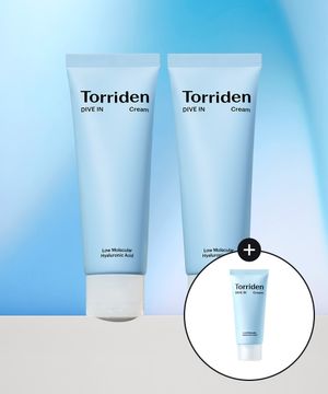 [SET] 다이브인 저분자 히알루론산 크림 80ml x 2개 [총 160ml] (+다이브인 크림 20ml)