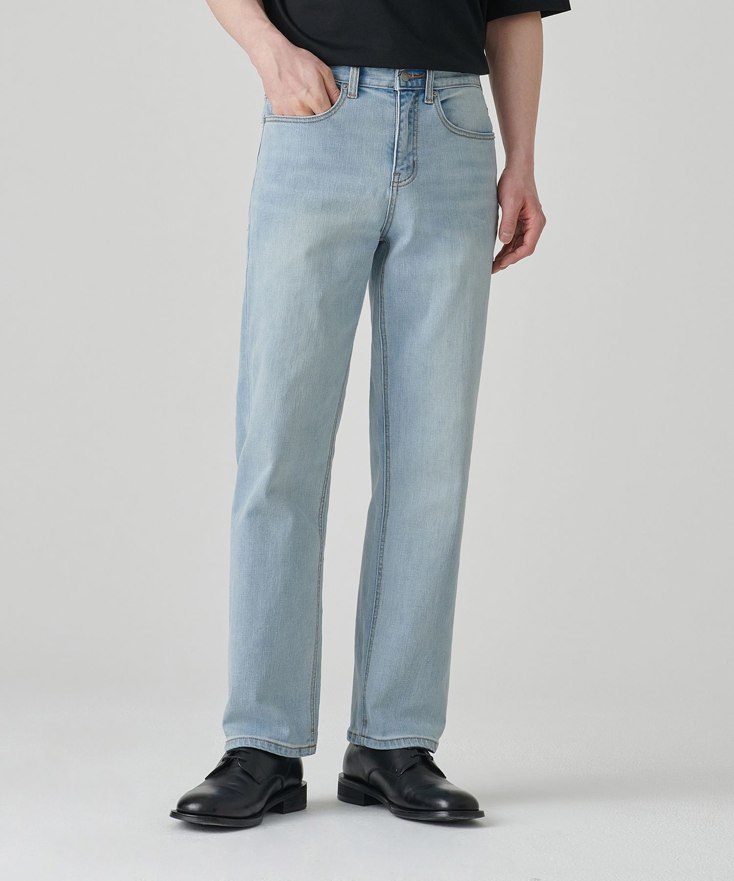 ★MUSINSA STANDARD★ KIPAS Straight Denim Pants Medium Indig MUSINSA | MUSINSA STANDARD KIPAS STRAIGHT DENIM PANTS