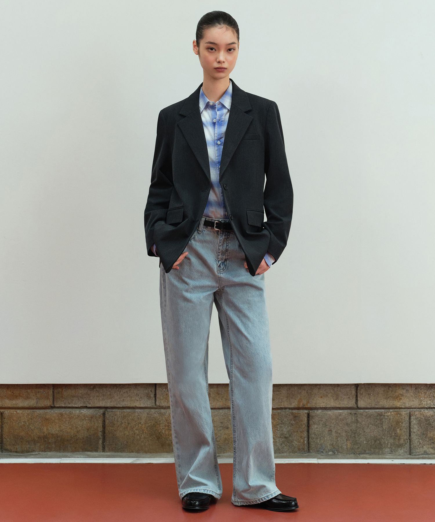 デニム・ジーパン MUSINSA STANDARD WOMAN Women's inner brushed wide denim pant MUSINSA | MUSINSA STANDARD WOMAN Women's Wide Denim Pants
