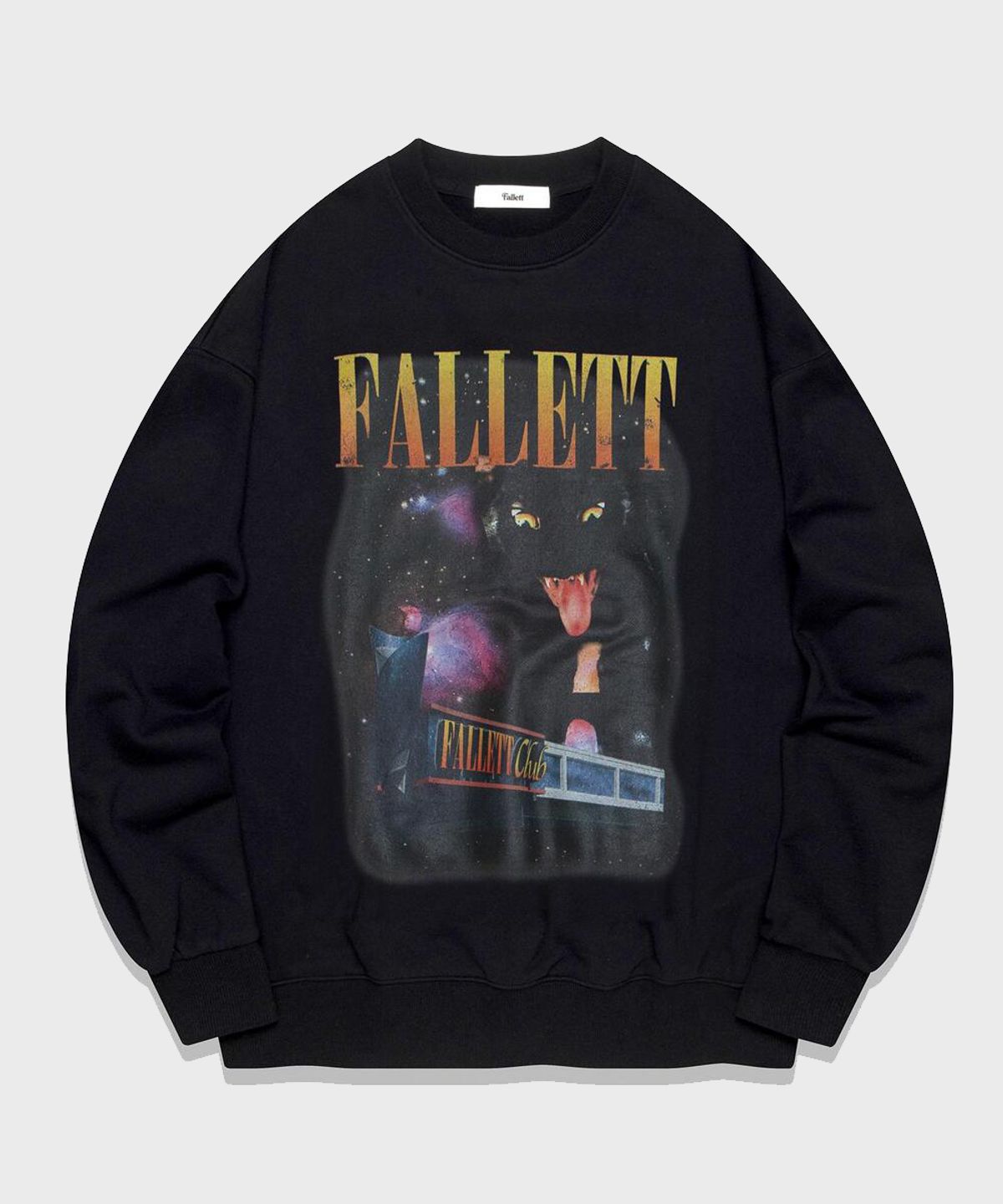 팔렛(FALLETT) 클럽 네로 맨투맨 블랙