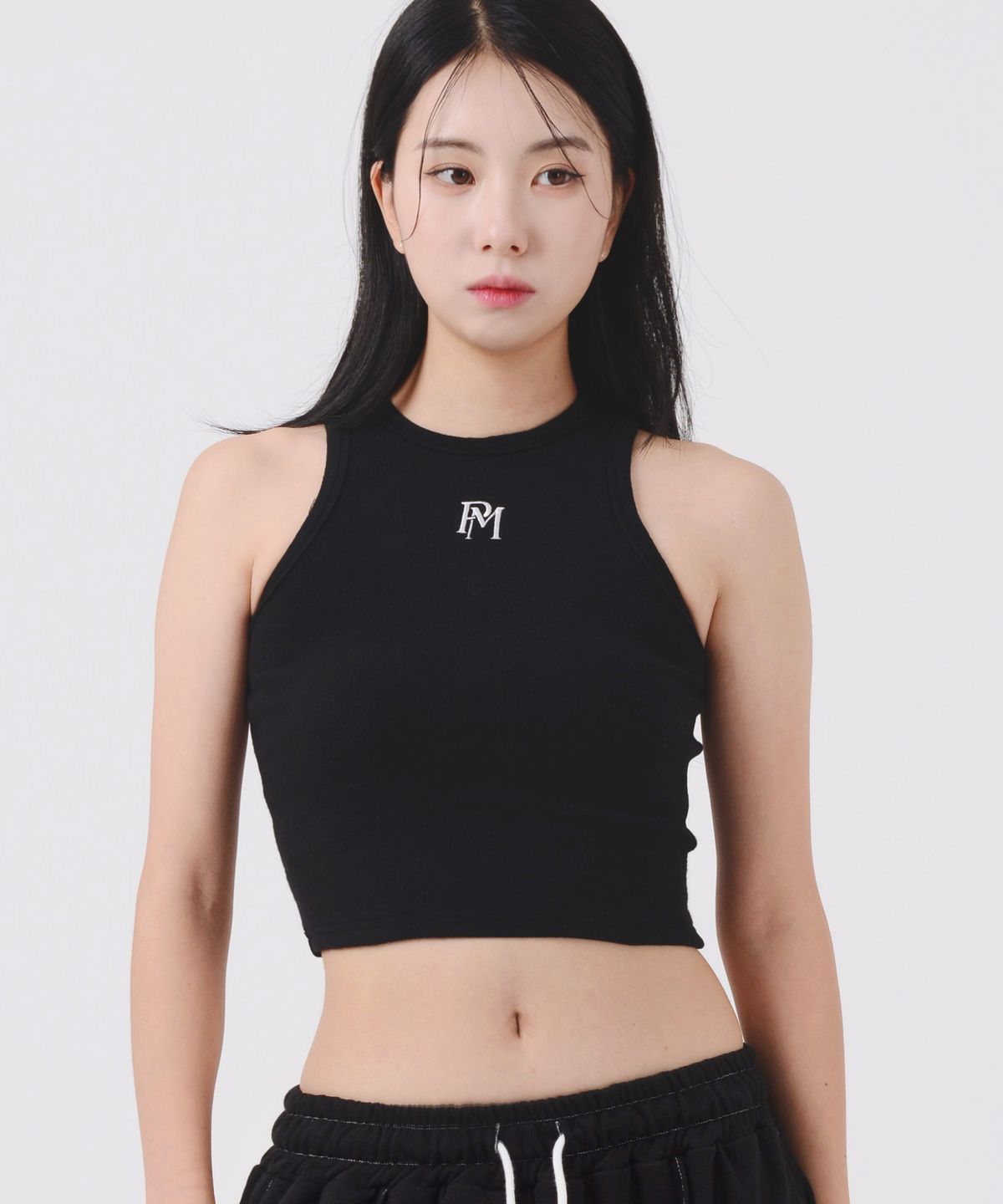 피스메이커(PIECE MAKER) OFFICIAL SLEEVELESS TOP (BLACK)