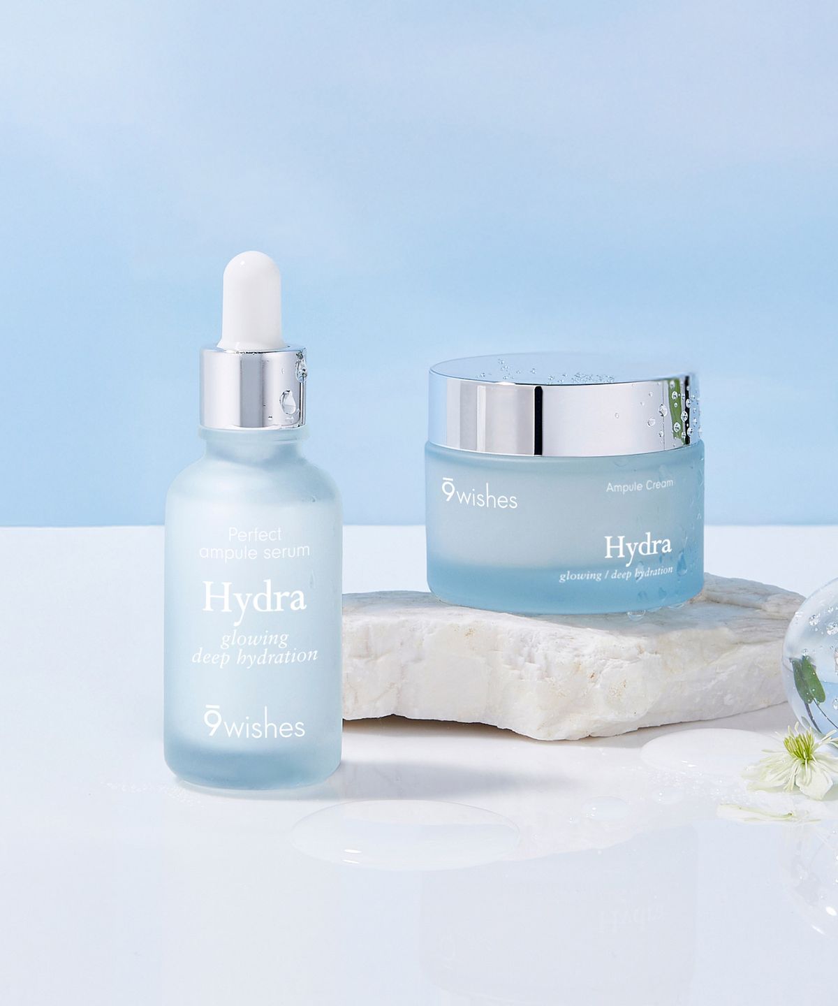 나인위시스(9WISHES) [SET] 하이드라 앰플 2세대 30ml+하이드라 앰플 크림 50ml
