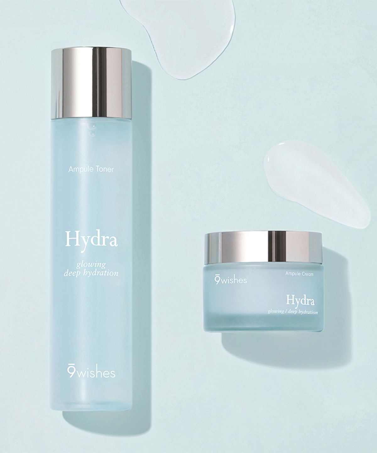 나인위시스(9WISHES) [SET] 하이드라 앰플 토너150ml+크림50ml