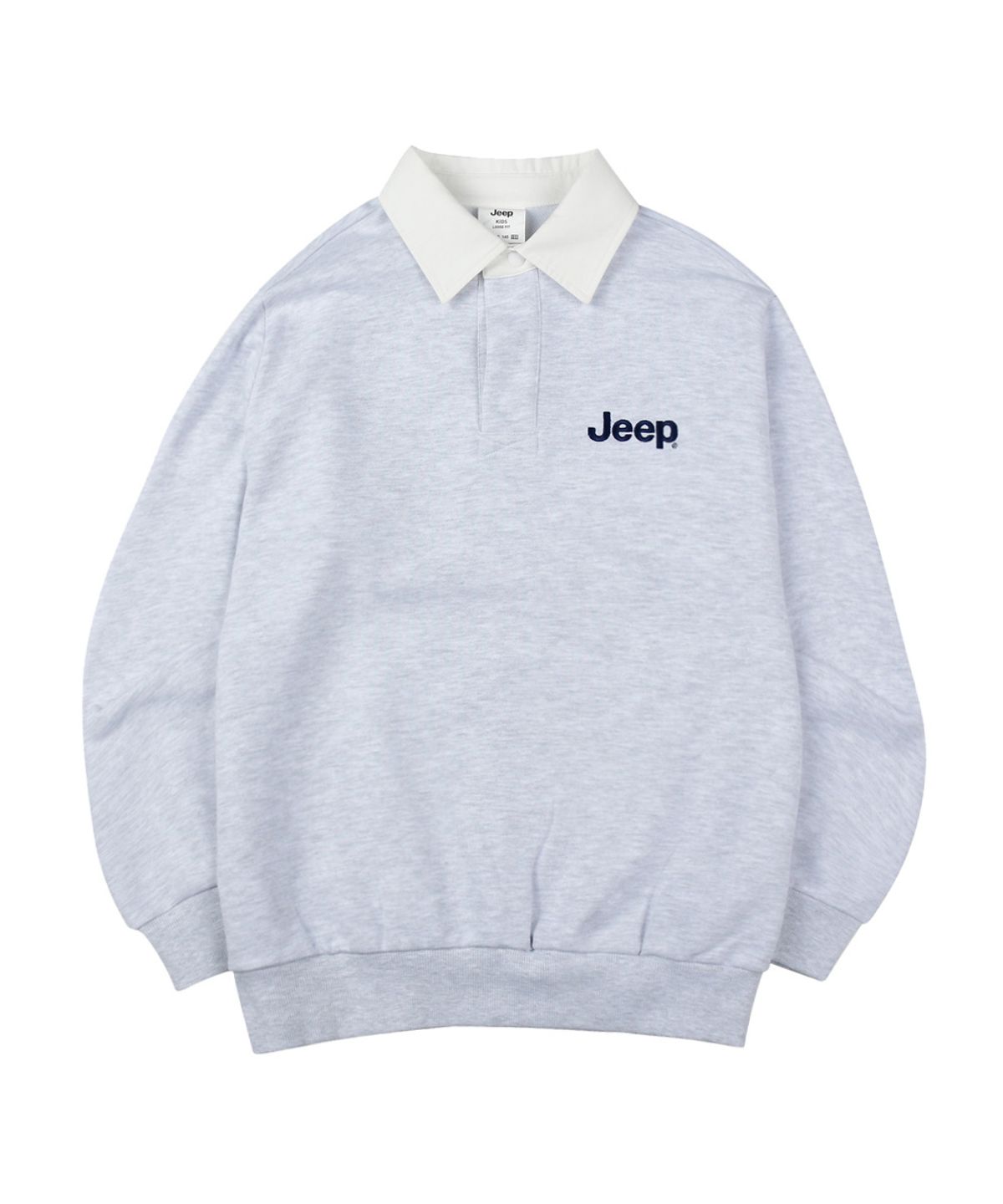 지프키즈(JEEPKIDS) 붕붕 아트윅 카라 맨투맨_KN5TSU834MW