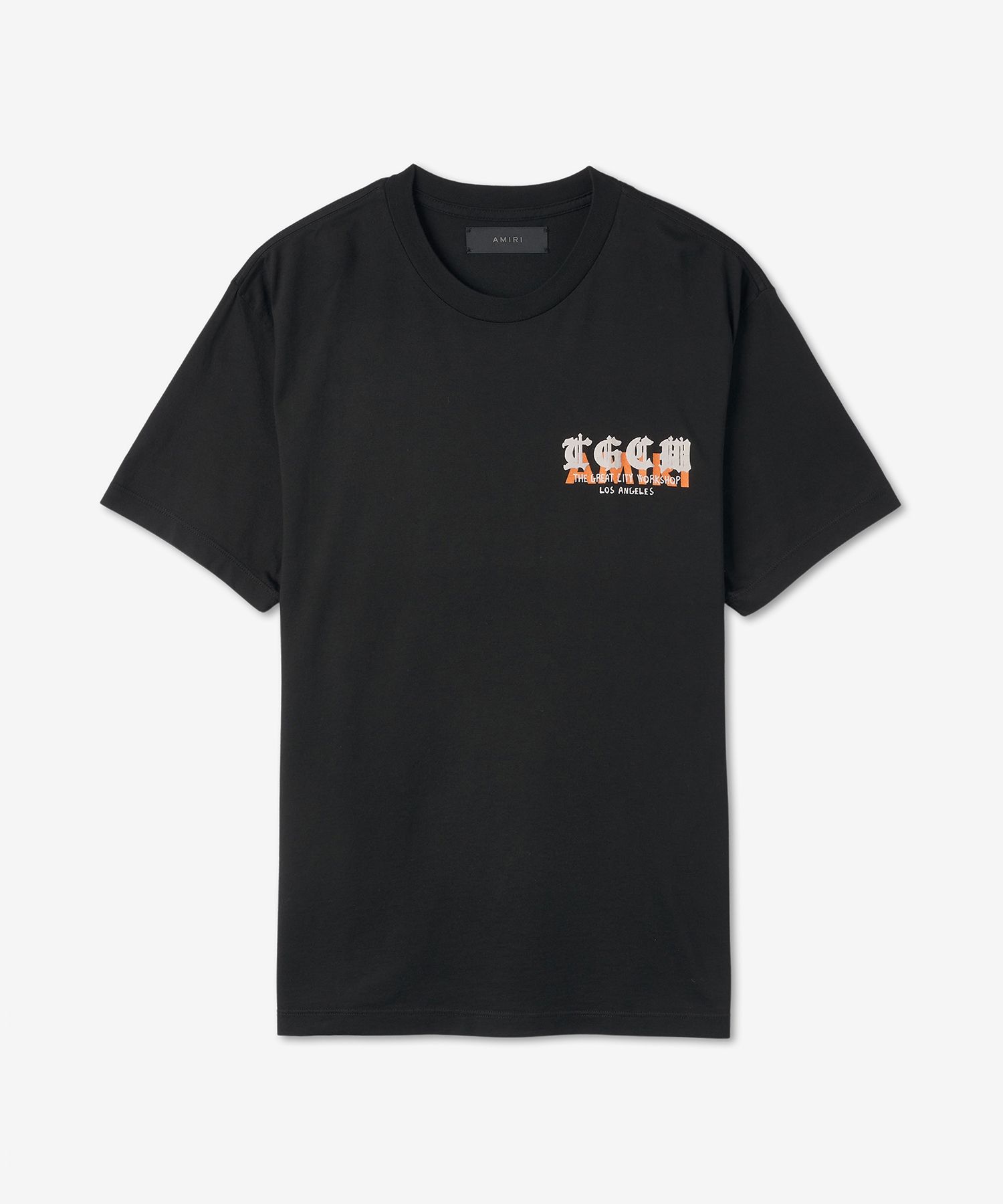 MUSINSA公式 | AMIRI グラフィックロゴ半袖Tシャツ - ブラック / MJG028001