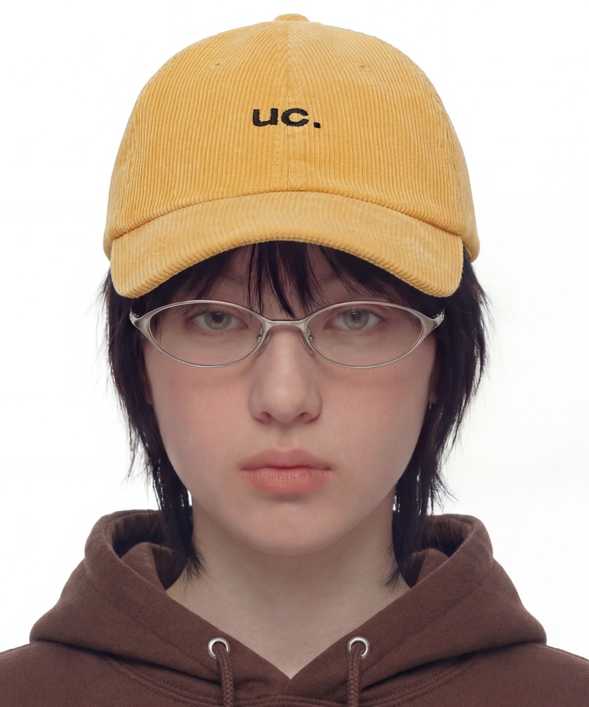 언더컨트롤(UNDERCONTROL) 코듀로이 볼캡 UC / AUTHENTIC B B / CD / YELLOW