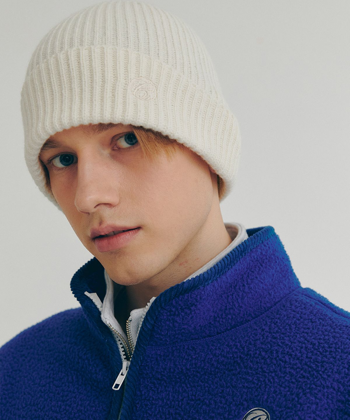클로브(CLOVE) [22FW clove] Ribbed Beanie (Ivory)