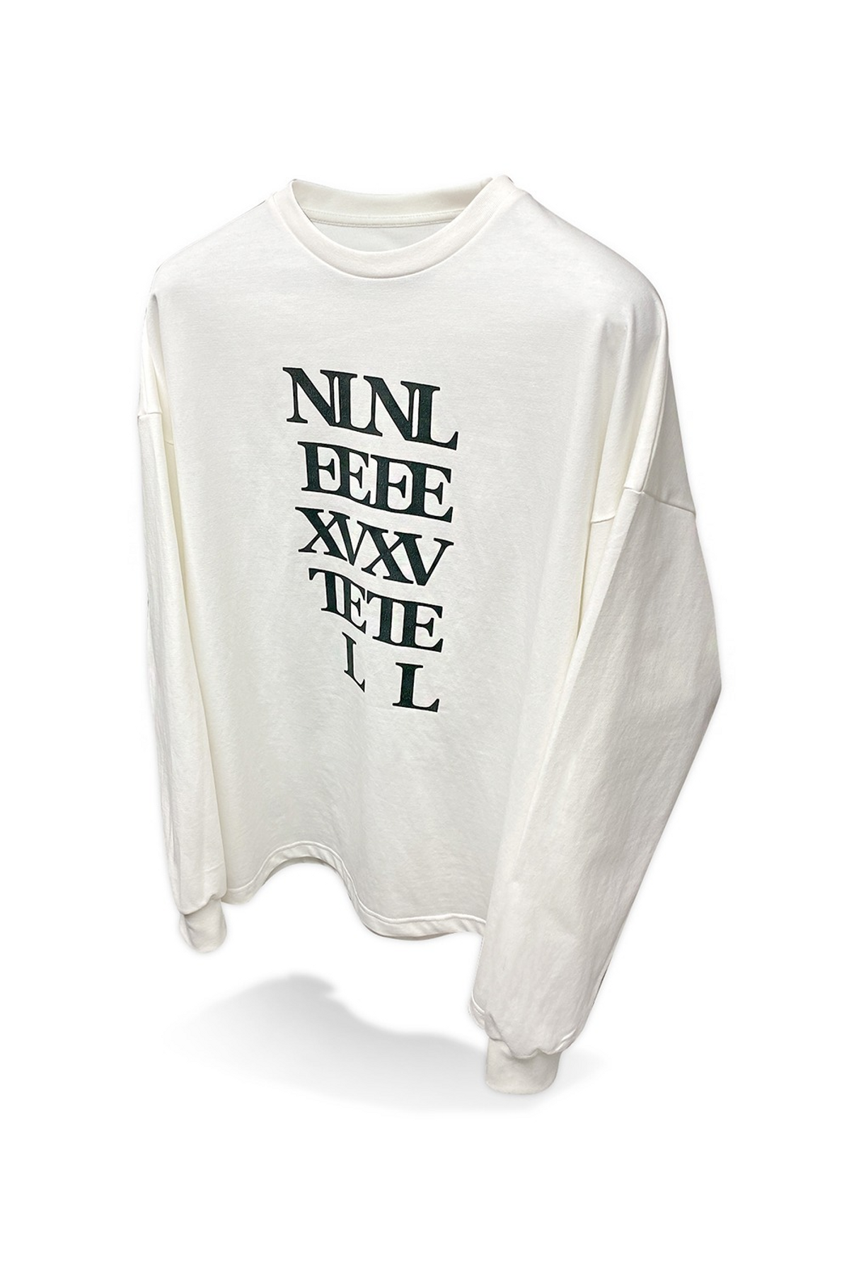 구보(GUVO) CRACK LS TEE / OFF-WHITE