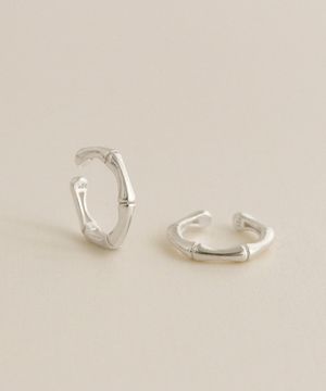 925실버 이어커프 귀걸이 뱀부/ Bamboo