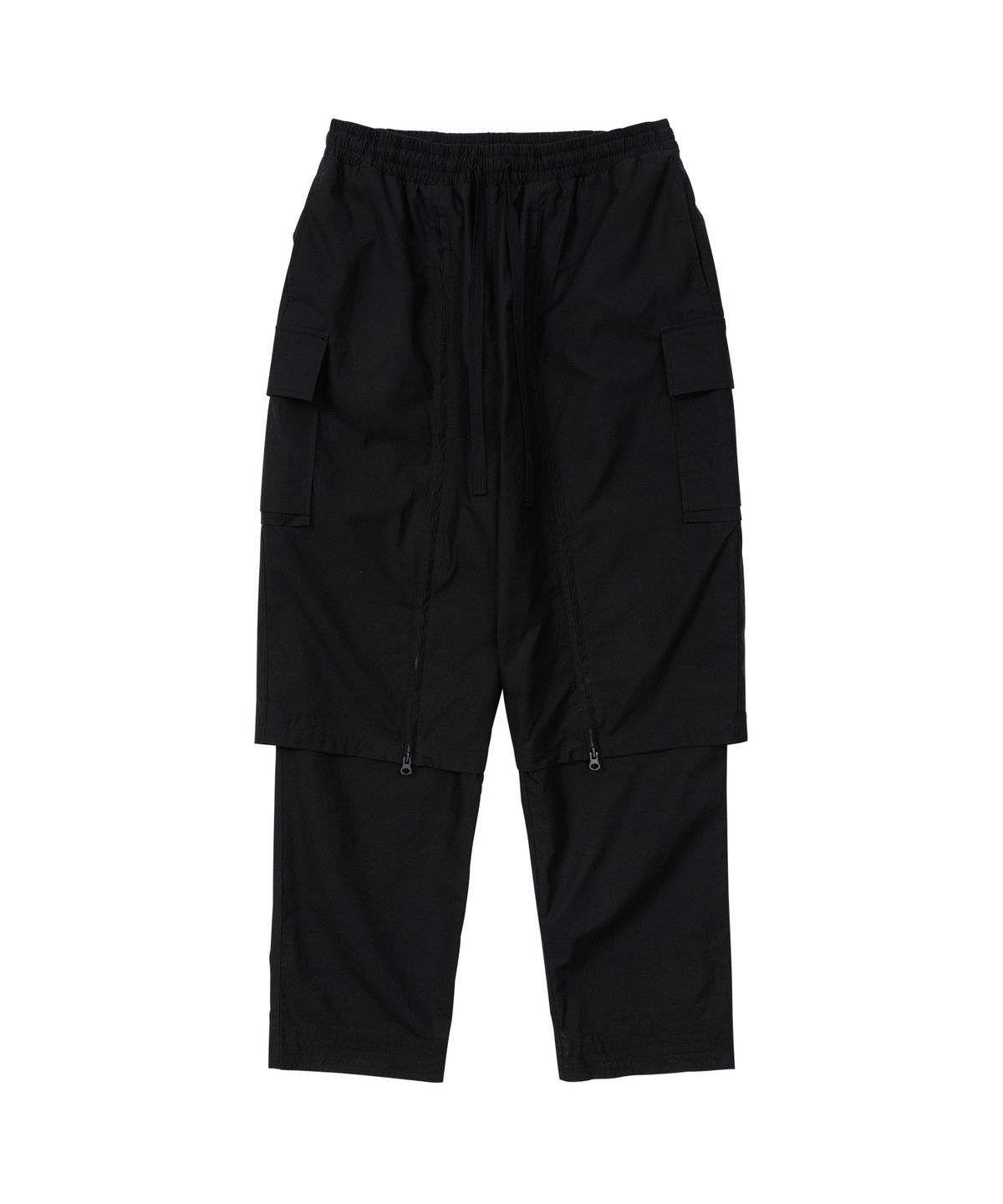 아조바이아조(AJOBYAJO) Oversized Layered Pants [BLACK]