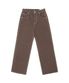 카펜터 피그먼트 다잉  와이드 팬츠_Brown
