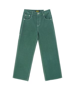 카펜터 피그먼트 다잉  와이드 팬츠_Green