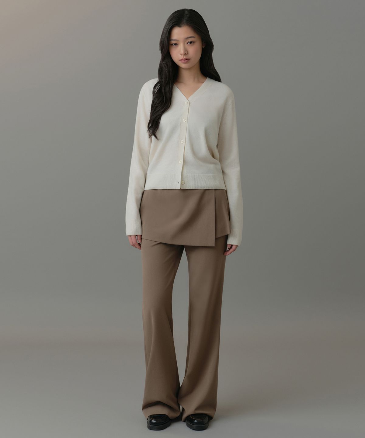 무신사 스탠다드 우먼(MUSINSA STANDARD WOMAN) 우먼즈 램스울 가디건 [아이보리]
