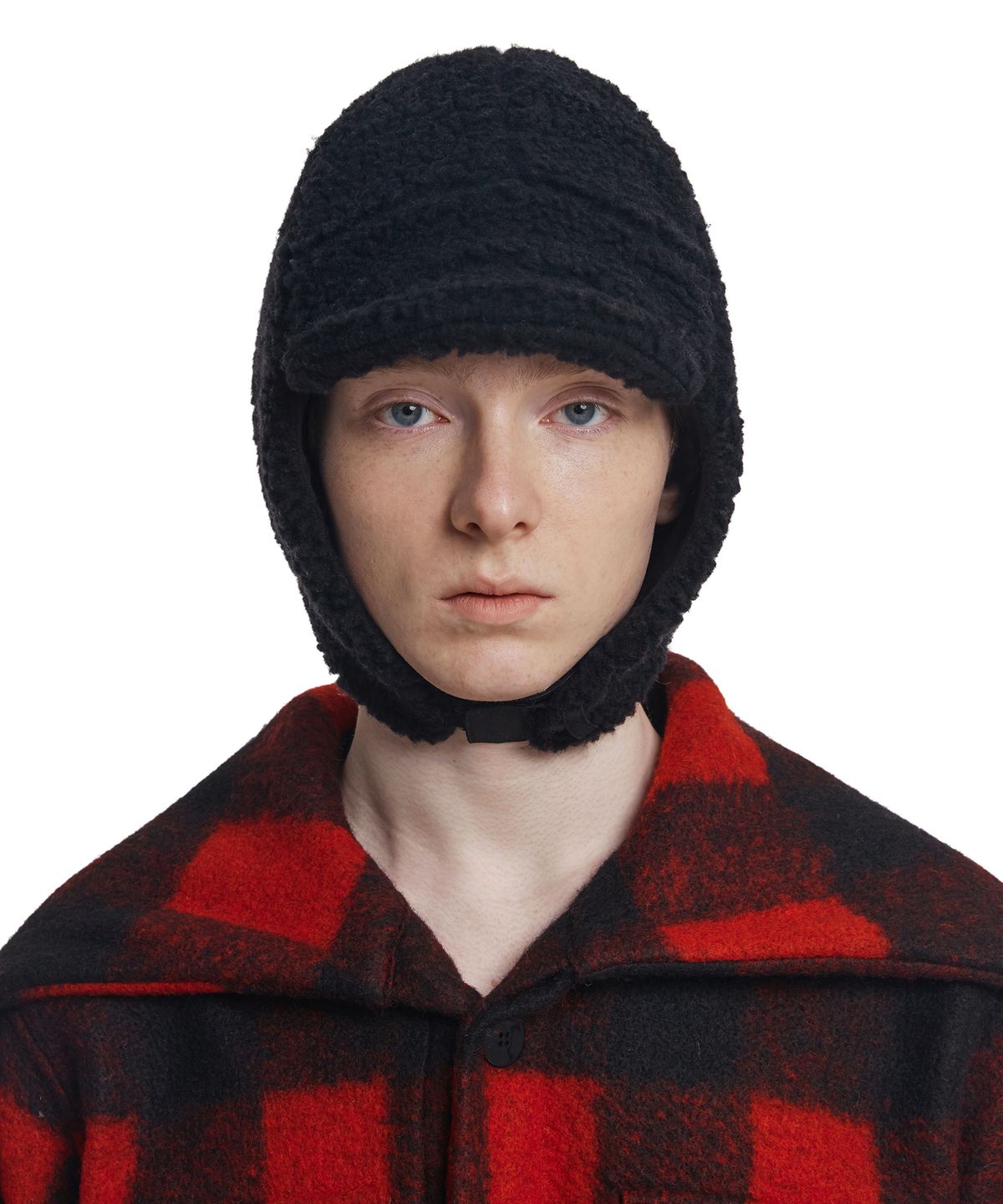 트렁크프로젝트(TRUNK PROJECT) Shearing Aviator Hat_Black