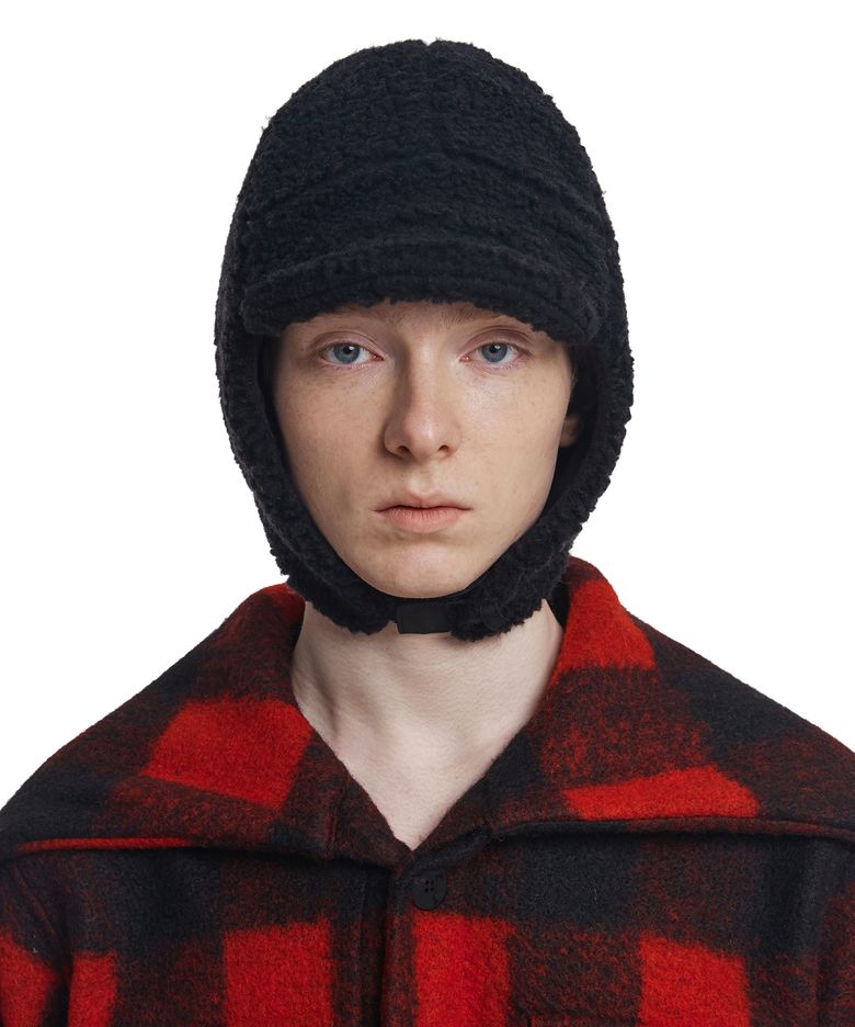 Shearing Aviator Hat_Black
