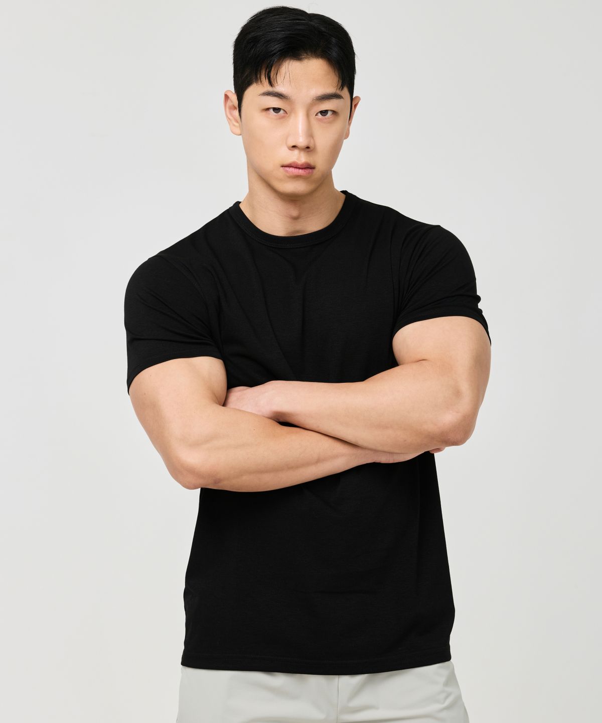 허그본(HUGVONE) 드라이 머슬핏 반팔 3컬러