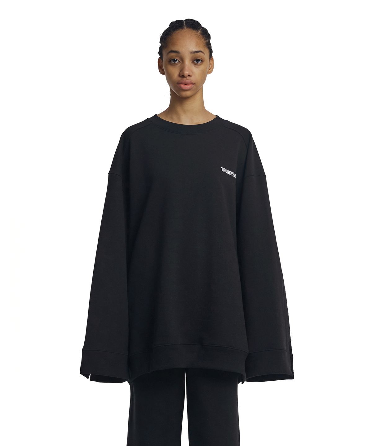트렁크프로젝트(TRUNK PROJECT) Logo Sweatshirt_Black