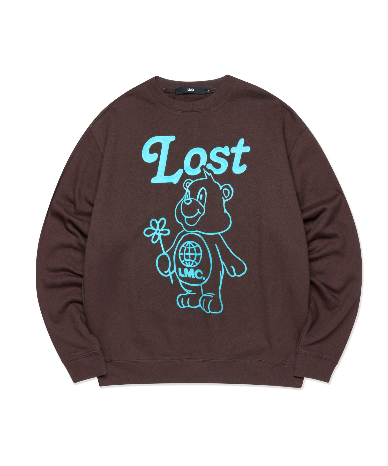 [ LMC ]★LMC FLOWER BEAR SWEATSHIRT MUSINSA公式 | LMC LMC FLOWER BEAR SWEATSHIRT brown