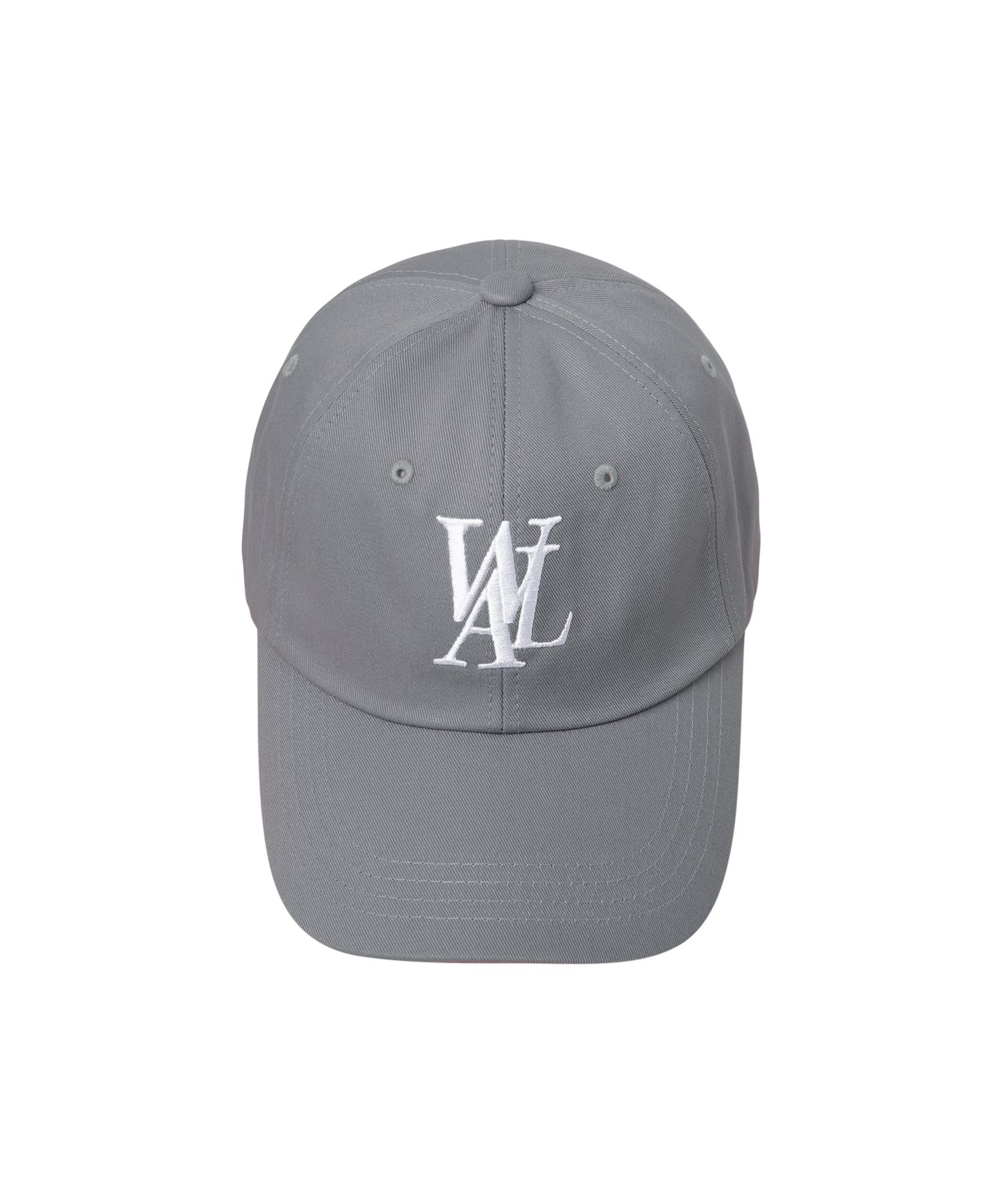キャップ WOOALONG Signature Logo ball cap DUSTY GREY SD5AAC102UGY WOOALONG.ウアロン-Signature Logo ball cap（キャップ