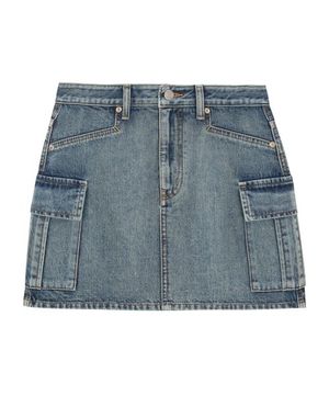 아미 데님 카고 스커트