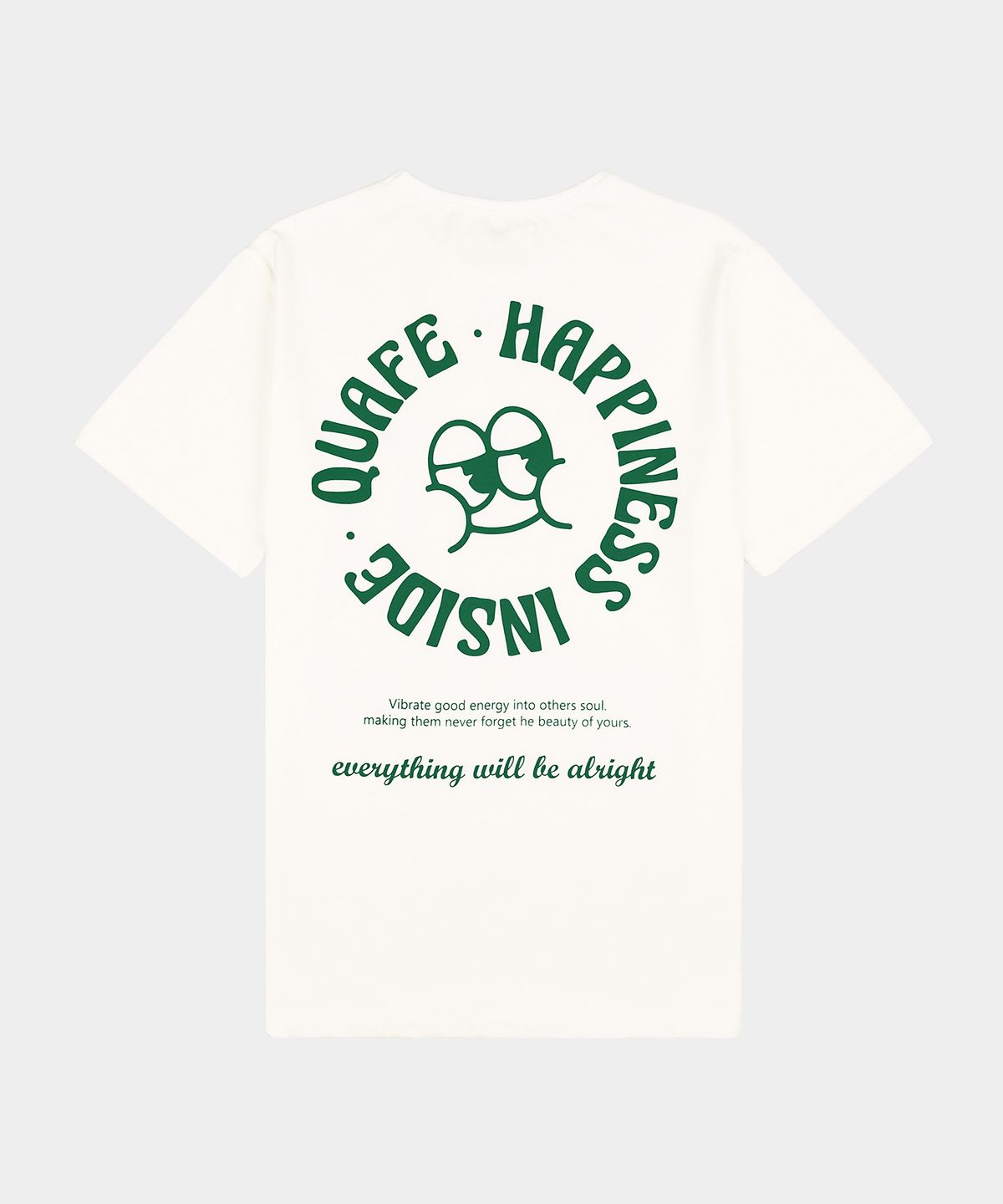 꾸아페(QUAFE) [UNISEX] QUAFY PRINTING T-SHIRT