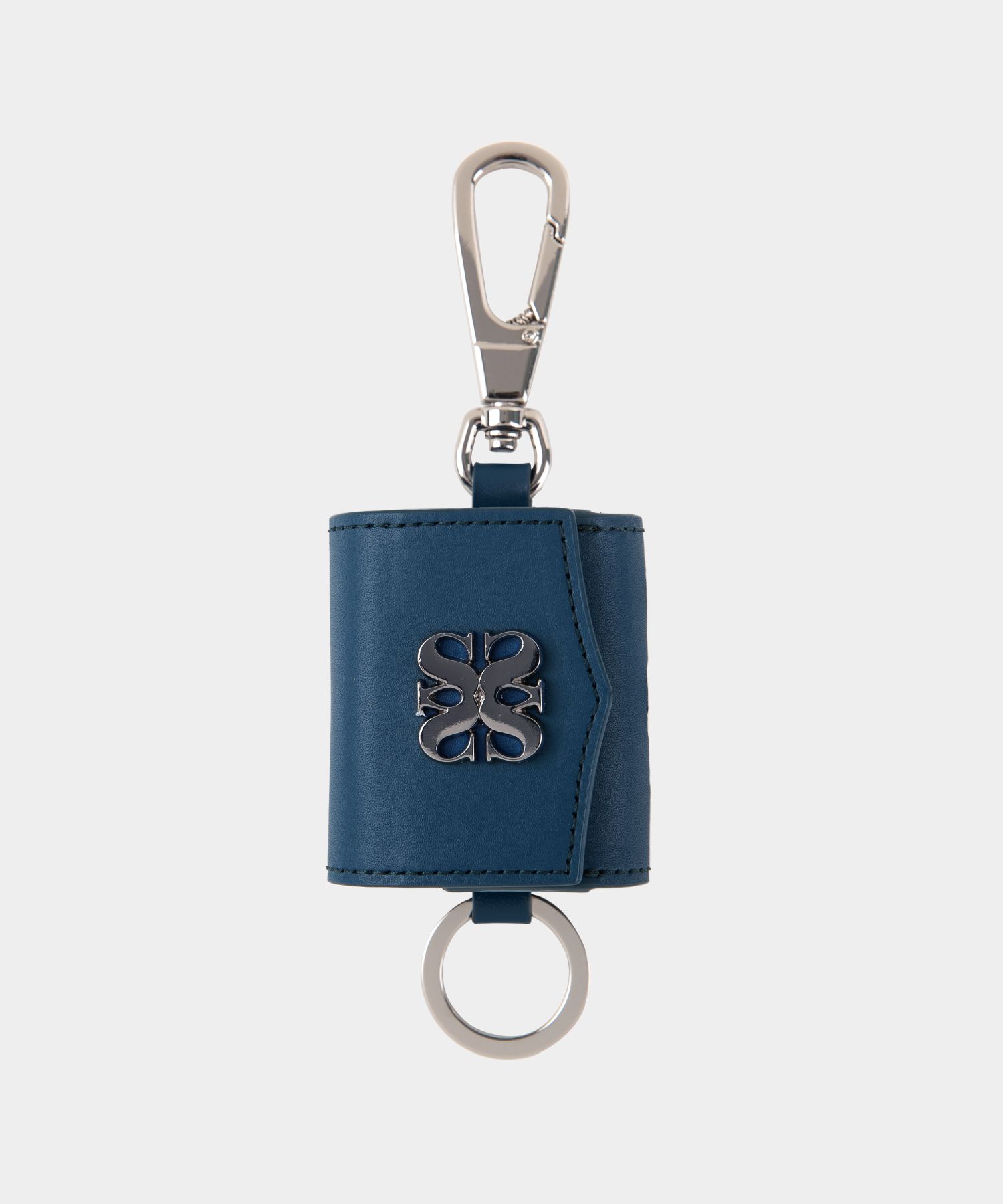 キーケース・キーリング SATUR Setter Keyring Leather AirPod Case Navy Peony SA23SSUA MUSINSA | SATUR Setter Keyring Leather AirPods Case Navy Peony