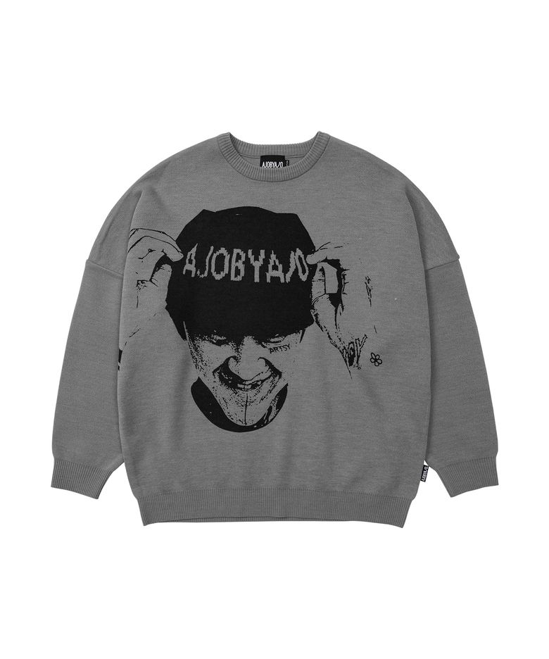 MUIL Oversized Sweater [GREY]