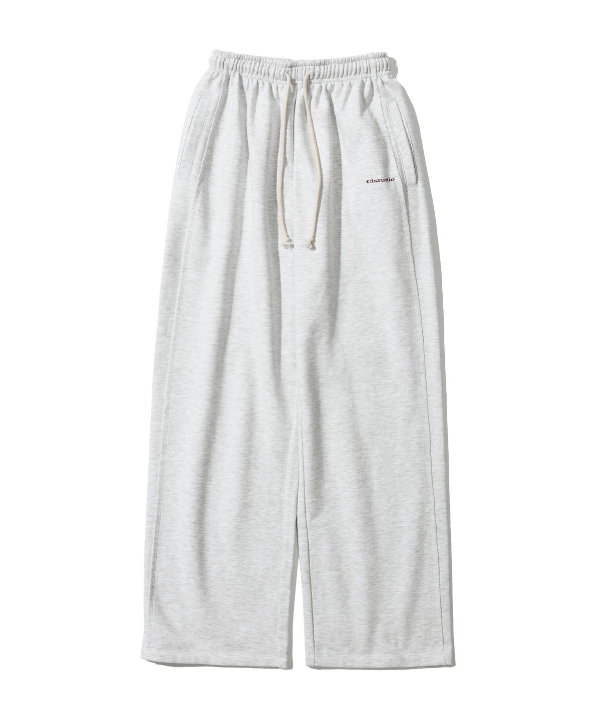 오아이오아이 컬렉션(OIOI COLLECTION) OI STUDIO RAW EDGE SWEAT PANTS [LIGHT GREY]