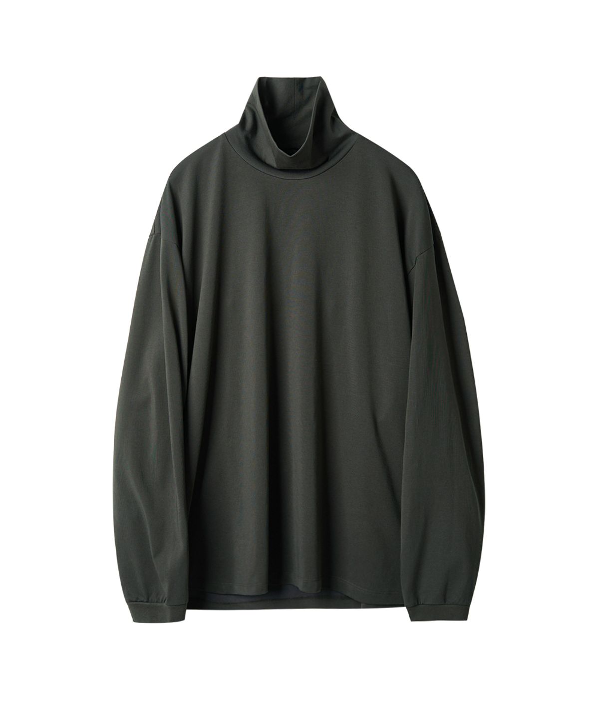 러프사이드(ROUGHSIDE) Turtleneck Long Sleeve Charcoal