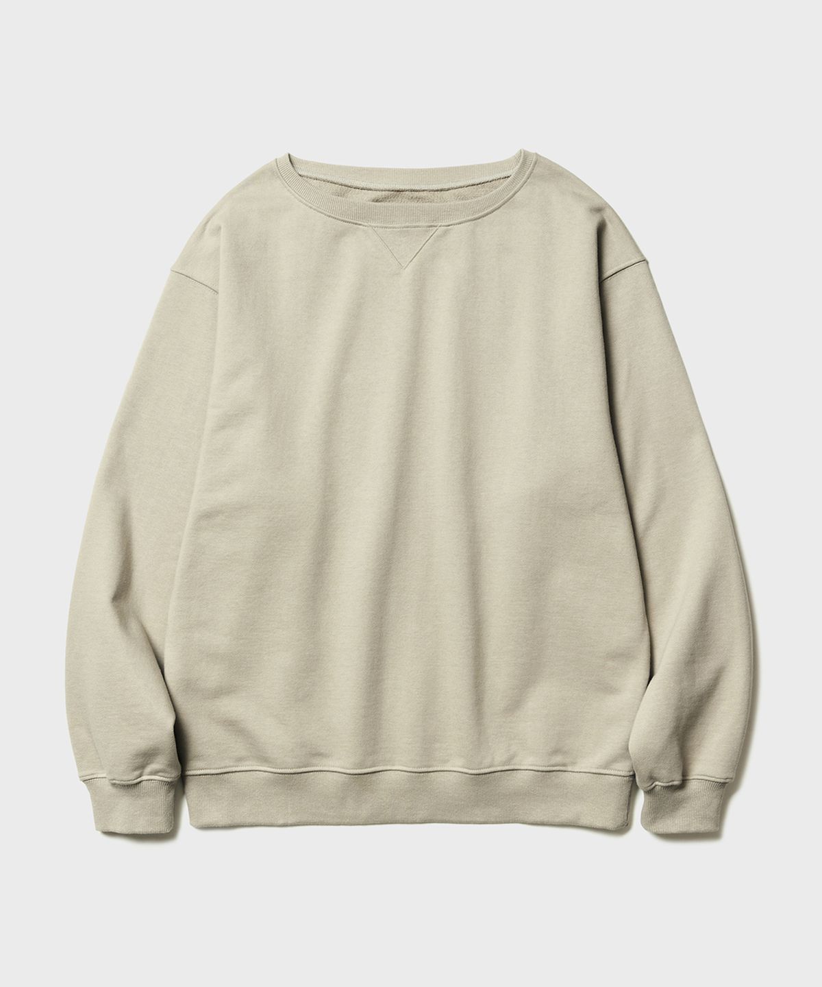 셔터(SHIRTER) BOAT NECK SWEATSHIRT (BEIGE)