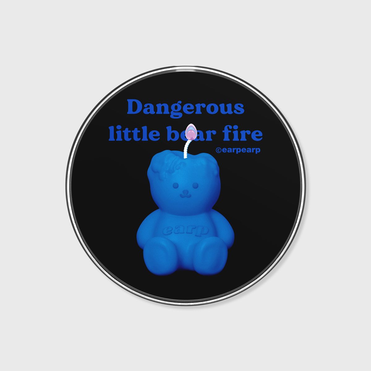어프어프(EARPEARP) LITTLE FIRE COVY-BLACK(무선충전기)