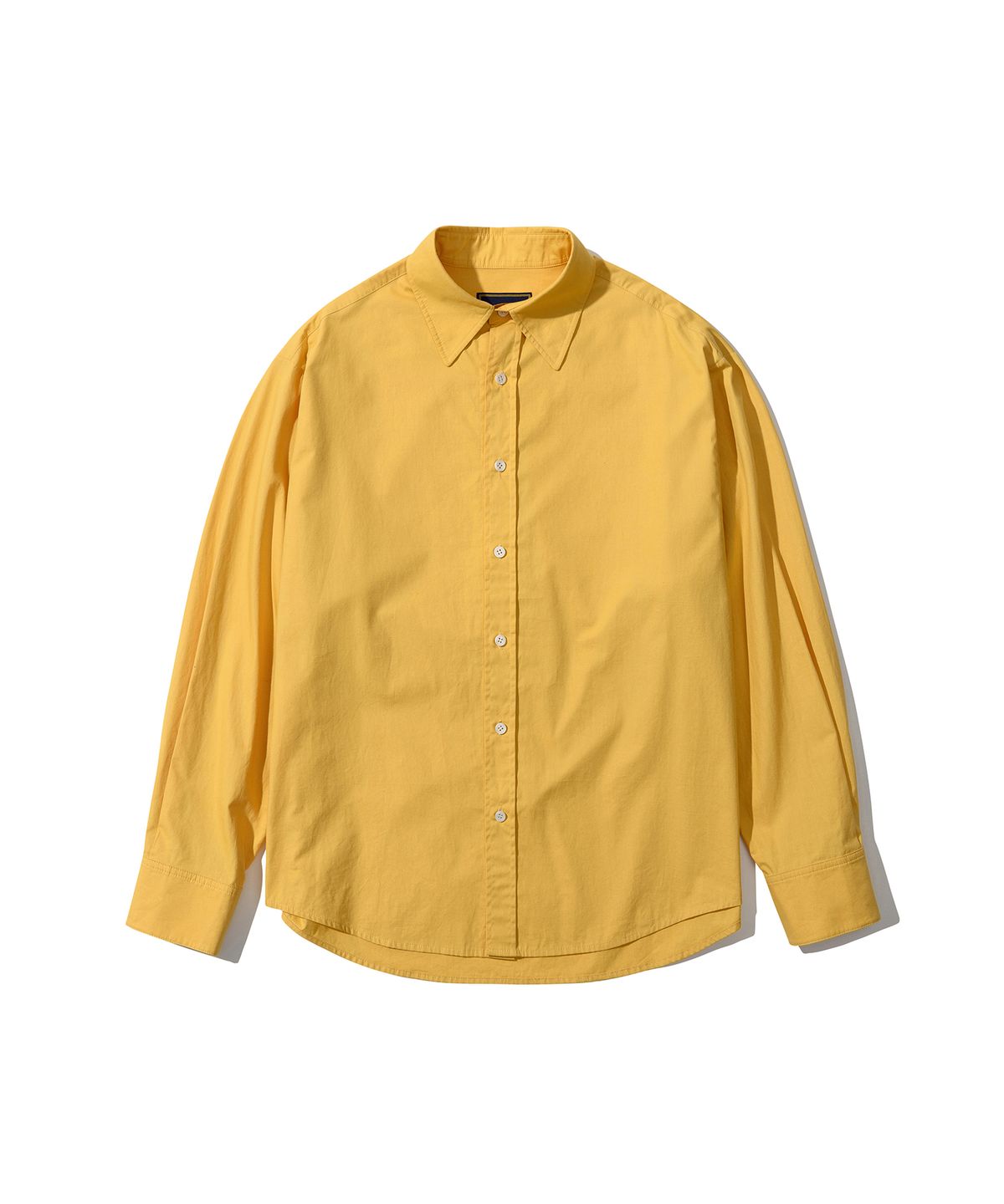 오아이오아이 컬렉션(OIOI COLLECTION) FIVETWO STAMP SHIRT [MUSTARD]