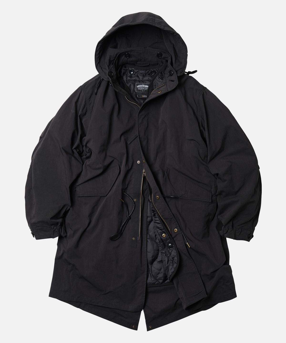프리즘웍스(FRIZMWORKS) VINCENT M1965 FISHTAIL PARKA 004 _ BLACK
