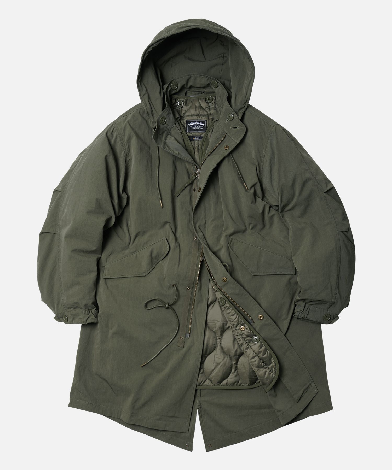 MUSINSA | FRIZMWORKS VINCENT M1965 FISHTAIL PARKA 004 _ OLIVE