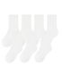 라이트웨이트 크루 삭스 7팩 [화이트]