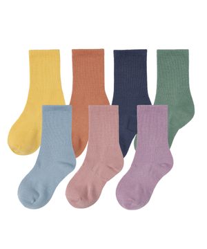 라이트웨이트 크루 삭스 7팩 [멜로우]