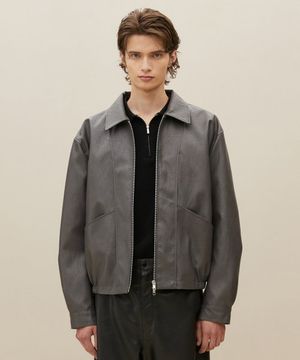 오버핏 블루종 맨 (그레이)